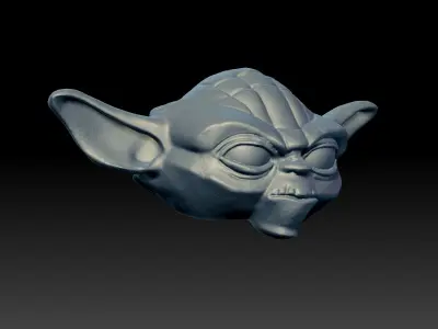 Clone Wars Yoda 3D print model