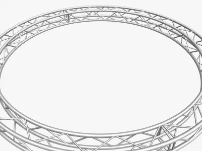 Circle Square Truss 400mm 3D print model