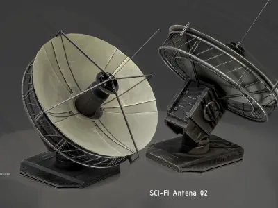 Sci-Fi Radar and Antenna Vol 01 3D model