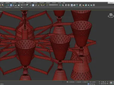 Charles suspension Low-poly 3D model