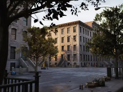 Suburbs City Pack Low-poly 3D model