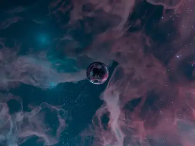 Phantom Aurora Nebula HDRI 12k 360 degree 3D model