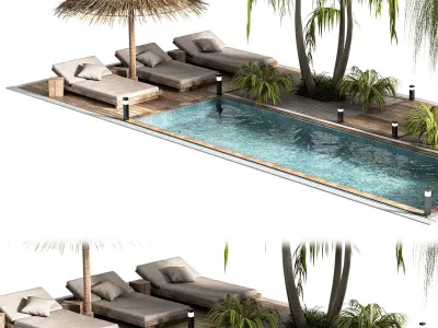 Swimming Pools Your Backyard 3D model