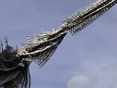 London Modern Art shard Tower 3D model