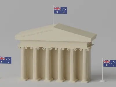 Art Gallery of New South Wales Sydney 3D model
