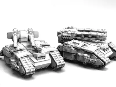 Tempest Legion and Black Knights - Skorpios Battle Tank 3D print model