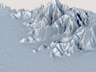 Terrain 3 3D model