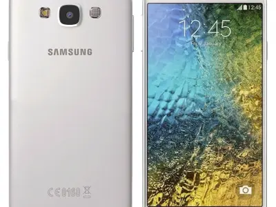 Samsung galaxy E5 white 3D model