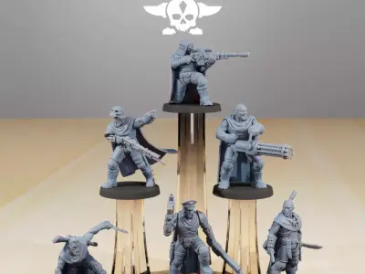National Guard Orkaz Hunters 3D print model