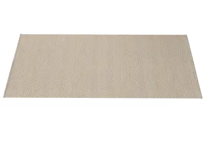 Sahara Beige Flat Area Rug Low-poly 3D model