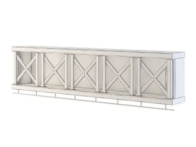 Factory Side Wall Upper 3D model