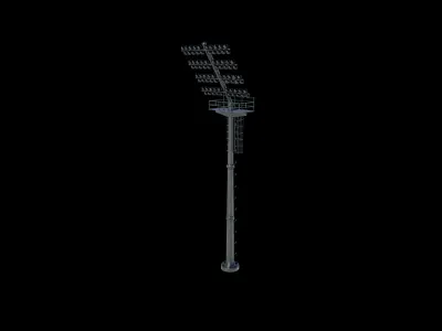 Stadium Light Tower  3D model