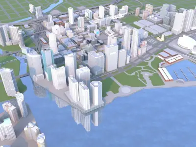 Miami 3D model 3D model