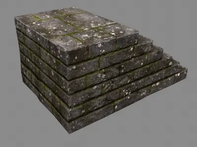 stairway 31 Low-poly 3D model