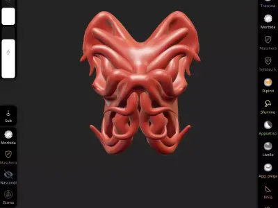 Alien Plant Monster 3D model