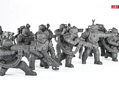 Special Forces - Elite squad of the Imperial Force 3D print model