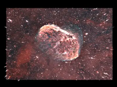 Crescent Nebula 3D model