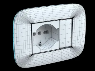 eletric socket EU 3D model