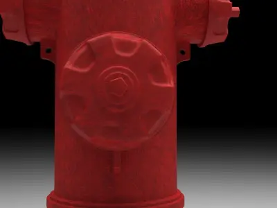 Fire Hydrant 3D model 2