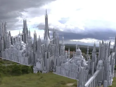 Royal Palace collection of 3 parts  3D model