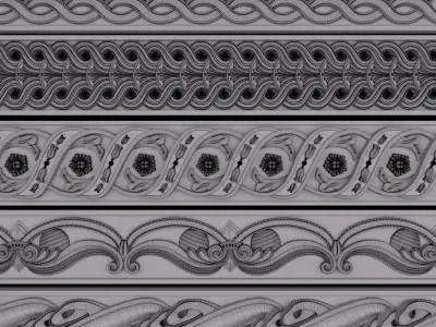 Trim Ornament 07 3D model