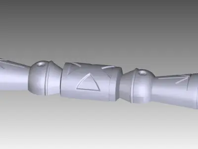 carved door portal 3D print model