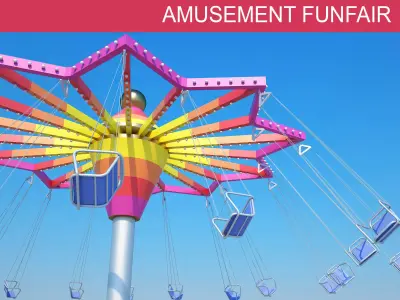Amusement Funfair Toys 3D model