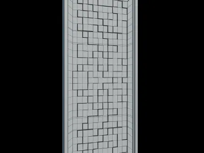 Door without handle 3D model