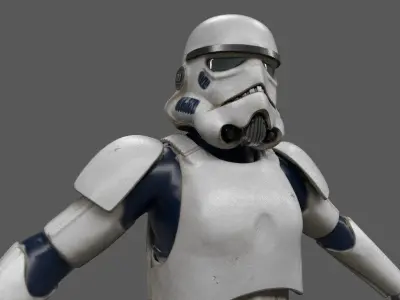 Stormtropper Hardsurface 3D model