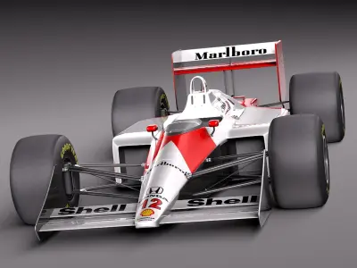  McLaren Honda Mp4-4 Ayrton Senna F1 
