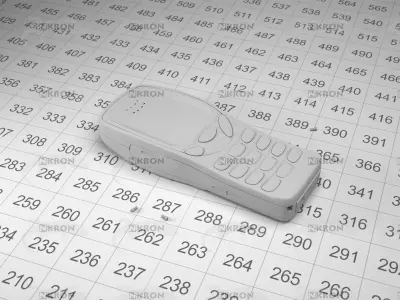 Nokia 3210 Mobile Phone 3D Model Low-poly 3D model