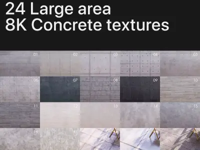 8K Large area concrete textures pack Texture Texture