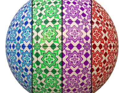 tile patterned 55-seamless-4k-pbr Texture