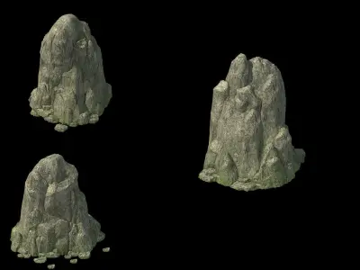 Tongtianhe - rock 02 3D model