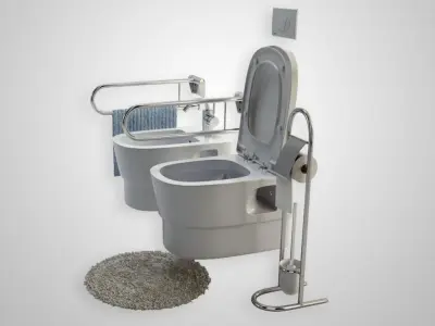 Toilet Pack 3D model