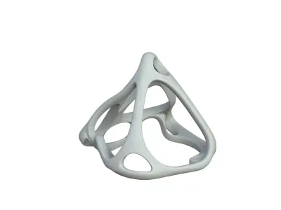SciFi Cube Object No 64784 Low Poly Shape Low-poly 3D model
