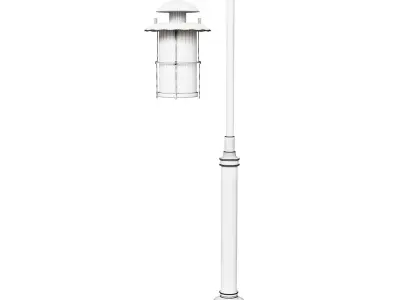 Street lamp post Larte Luce BATTISTA L70985 07 3D model