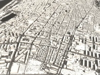  Batumi city Georgia 3D model