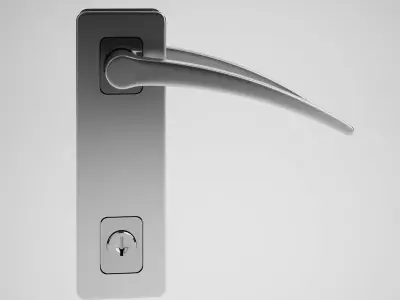 CGAxis Door Handle 3D model