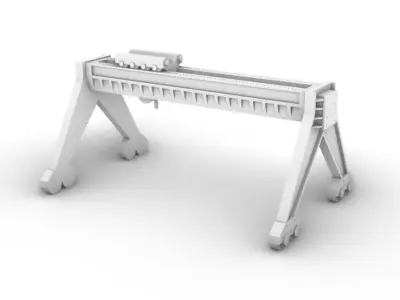 Port Crane 3D print model