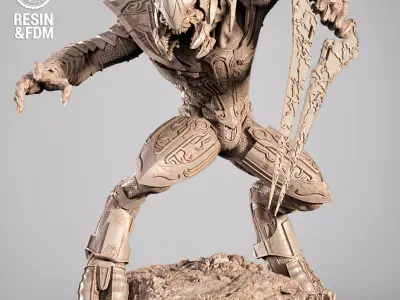 Wicked Video Games Arbiter Sculpture 3D print model