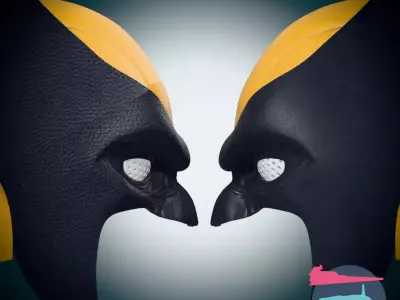 Wolverine Cowl 3D Print Files X Men The Animated Series   3D print model