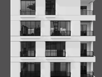 RESIDENTIAL BUILDING NO111 A 3D model