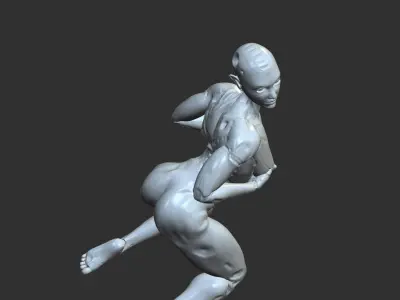 Erotic Sci-Fi Queen 3D Print Ready STL 3D print model