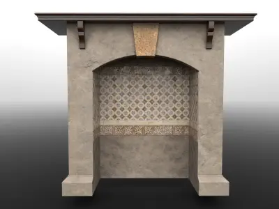 Stove Alcove 3D model