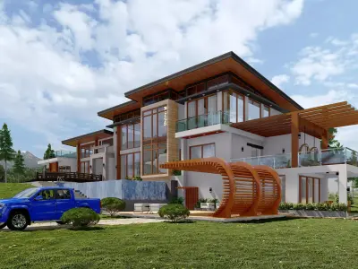 LUMION10 PRESET DAY SCENE AND AFTERNOON 3D print model