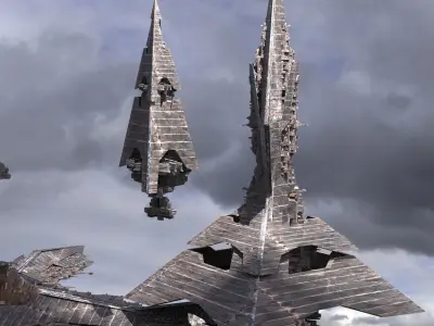 Anubis Gods Pyramids 1 3D model