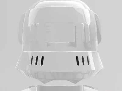 Star Wars First Order Mountain Trooper with Helmet 3D print model