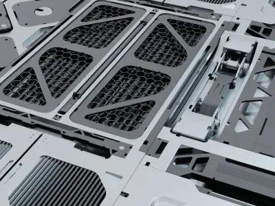 SciFi Panel Pack Vol -3  3D model