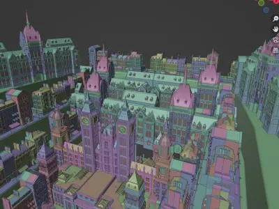 Central Nightout - Weekly Render - DSZarts 3D model 3D model